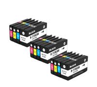 CasdsDtub 1 2 3 4 5 Set Compatible con Suministros de Impresora DesignJet T120 T520 T130 T530 T610 711XL 711 711 Cartucho de Tinta(3set)