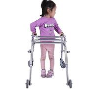 Case Andador con Andador Plegable y liviano de Cuatro Ruedas con Acolchado, Andador con Andador de Cuatro Ruedas Ayuda para Caminar, diseñado para niños o andadores para discapacitados