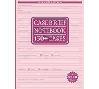 Case Brief Notebook: Mega 150+ Templates for Case Brief Notetaking for Law School Students with additional Planner, To Do Lists & more