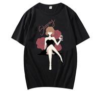 Case Closed Anime Camiseta Detective Conan Ai Haibara tee Casual Cuello Redondo Manga Corta Sudadera Tops