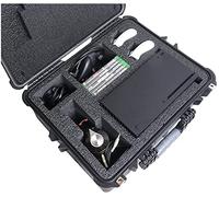 Case Club Funda de viaje compacta para Xbox Series X con almacenamiento de auriculares, funda de transporte rígida con espuma precortada para almacenar consola, auriculares, controladores, juegos y