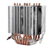 Case Cooler Fan, 6 Heatpipe CPU Fans Cooling Heat Dissipation CPU Air Cooler Low Power Consumption Bottom Wire Drawing Easy to Install