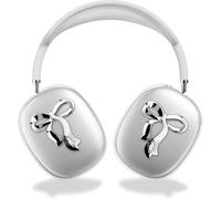 Case Cover for AirPods Max Headphones Clear Soft TPU Skin Anti-Scratch for Women Girls Accessories Protective Cover (3D Bow)