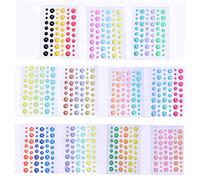 Case&Cover Resina Etiqueta Dot Scrapbooking/Crafts azúcar asperja el Auto-Adhesivo de Resina Surtido Haciendo Decoración litografías Color al Azar