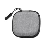 Case De Auriculares Portátiles - Polla De Auriculares | Caso De con Cable | Zip Shell Que Lleva Bolsas De | Organizador De Viajes De Cuadrados Mini para