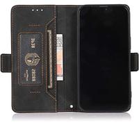 Case de billetera para iPhone 13/13 Mini/13 Pro/13 Pro Max, Casas de folio de Flip Premium cubierta de teléfono RFID desmancable magnética con función de soporte y ranuras para tarjetas (color: svart,