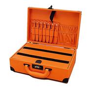 Case de cizallamiento de carcasa de tijera,caja de herramientas de almacenamiento de peluquería Barber Beauty Pu Gran capacidad Pins Pins Organizador de tijera Siciendsor Case de tijera Topicipadora