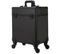 Case de cosmetología sobre Ruedas con Tapa 4 Compartimentos mude Mudo