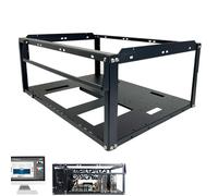 Case de juegos de computadora - Torre de PC compacta, chasis de tamaño medio | Construcción confiable de alta fuerza, flujo de aire de enfriamiento mejorado con un elegante acabado negro para la confi