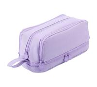Case De Lápiz, Con Almacenamiento De Gran Capacidad, 8.66 X 3.94 X 3.74 Pulgadas, Bolsa De Lápiz Resistente Al Desgaste, Organizador De Papelería Con Mango, Diseño De Varios Compartimentos, Para Niños