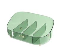 Case de Organizador de Maquillaje, Caja de Almacenamiento de Joyas, Caja de cosméticos multifuncionales 26.5x18.5x12 cm, Vitrina a Prueba de Polvo, Elegante Soporte de baño para Sombra de Ojos y más