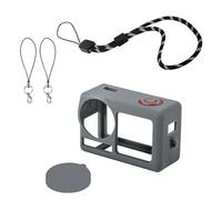 Case De Silicona Protectora para La Acción 5 Guardia De Lente La Cámara Pequeño Peso Ligero Desmontaje Desmontaje Capilla Silicona Camina Camina