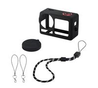 Case De Silicona Protectora para La Acción 5 Guardia De Lente La Cámara Pequeño Peso Ligero Desmontaje Desmontaje Capilla Silicona Camina Camina