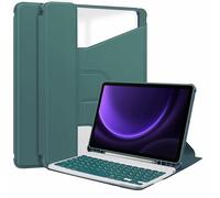 Case de Teclado para Samsung Galaxy Tab A11 Plus/A11+ 11 Pulgadas 2025, Stand Store Folio Folio Flip Smart Tablet Cover Auto Sleep/Wake