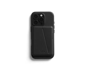 Case de telfono Bellroy Mod + billetera para iPhone 16 Pro (billetera del telfono de la caja del iPhone de cuero delgado) - Negro