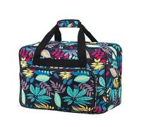 Case de Transporte de máquina de Coser, Bolso de máquina de Coser Impreso de Hoja de 18x9x12.6 Pulgadas con múltiples Bolsillos de Almacenamiento, Bolsa Universal para el Almacenamiento de máquinas S
