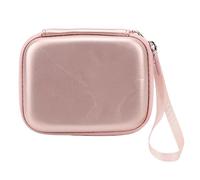 Case de Transporte Protector para Mini EVO Link Liplay, Bolsa de Viaje de Cámara Compacta, Bolsa de Almacenamiento de Cámara Dura con Cordón de la Muñeca (Black) (Rubor Dorado)