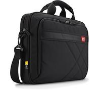 Case DLC-115 Logic - Maletín de poliéster para portátiles y Tablets de 15,6", Color Negro