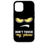 Case Dont Touch My Phone Funda Anime Lover Angry Face Gift Carcasa para iPhone 12/12 Pro
