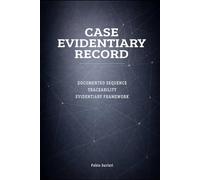 Case Evidentiary Record: Documented Sequence - Traceability - Evidentiary Structure (The Governance Gap Series)