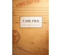 Case File Reading Journal: A Book Tracker and Review Log for Mystery, Thriller, and Suspense Lovers | 25 Books