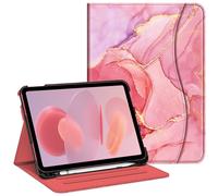 Case Fintie para iPad 10th Generation 109 pulgadas (modelo 2022) Visualizacin de ngulo mltiple cubierta de soporte con soporte de lpices y marmer