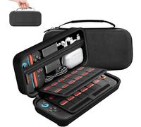 Case for Nintendo Switch 2 Case, Protective Travel Carry Case with Screen Padding, 24 Game Cartridges, Zipper Open Pockets for Console Accessories, Durable and Portable Storage Bag(Large Volume)