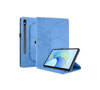 Case for Samsung Galaxy Tab S9 FE 10.9" 360 Degree Rotating Stand PU Leather Wallet Case Tablet Cover Blue