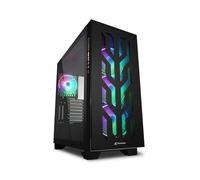 CASE GAMING CA300T SHARK BLACK ATX NERO RGB NO ALIMENTATORE