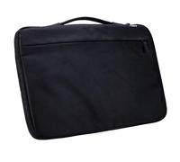 Case-it Funda de Nailon balístico para portátil de 13 Pulgadas, Compatible con MacBook Air/Pro, Material Duradero, Forro Polar Suave, Apertura Lateral con Cremallera, asa, LAP-514-BAL Color Negro