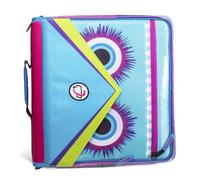 Case-it LT-307-ME - Archivador Universal con Cremallera y Funda extraíble para portátil, 2 Pulgadas, Correa para el Hombro, Color Magenta