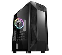 Case Itek The Rock EVO - Torre para Videojuegos (USB3, 12 cm, ARGB Fan, Side Panel Temp Glass, ITGCATRK40E