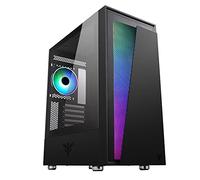 Case Itek Vertibra V210 - Torre de Juegos Middle Tower, 12 cm ARGB, 2 x USB3, Panel Temp Glass (ITGCAVV210)