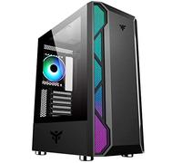 Case Itek Vertibra X210 - Torre de Juegos Middle Tower, 12 cm ARGB, 2 x USB3, Panel Temp Glass