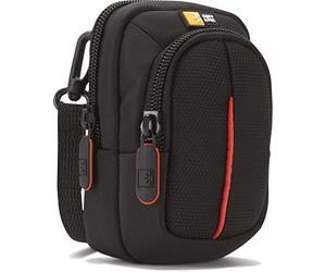Case Logic DCB302K - Bolsa para cámaras Digitales compactas, Negro, Dimensiones internas (LxAnxAl): 7 x 3 x 12 cm