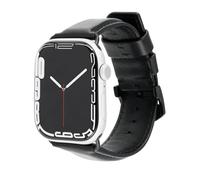 Case-Mate Correa de reloj Apple de 49 mm, 46 mm, 45 mm, 44 mm, 42 mm, correa de repuesto de piel auténtica para hombres y mujeres, compatible con iWatch Ultra 2/1 Series 10/9/8/7/6/5/4/3/2/1/SE -