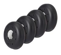 Case-Mate - Funda de Montaje para Etiquetas de Aire - Soporte - Se adhiere a la mayoría de Superficies duras - Paquete de 4 - Negro