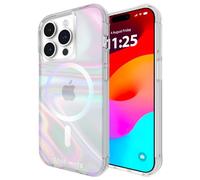 CASE-MATE Funda para iPhone 15 Pro - Burbuja de jabón [protección contra caídas de 12 pies] [Compatible con MagSafe] Cubierta magnética con Efecto de Remolino Iridiscente para iPhone 15 Pro de 6.1