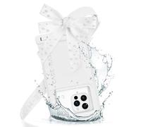 Case-Mate IP68 - Funda Grande Impermeable para teléfono con diseño de Lazo, artículos Esenciales para Viajes, Playa, Crucero, Funda Flotante con cordón Cruzado para iPhone 16 Pro Max/15 Pro/14/13/12