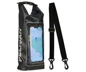 Case-Mate Pelican Marine - Bolsa Impermeable Enrollable, Bolsa Seca - Stealth Black, 2L US, Bolsa Seca para teléfono