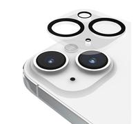 Case-Mate Protector de lente de cámara para iPhone 15 / iPhone 15 Plus, vidrio templado 9H con antiarañazos duradero, antiroturas, vista Ultra HD con disparo nocturno y compatible con fundas, fácil de
