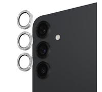 Case-Mate Protector de lente de cámara para Samsung Galaxy S25 con anillos parpadeantes de aluminio, doble vidrio templado, duradero, antiarañazos, vista Ultra HD con disparo nocturno, compatible con