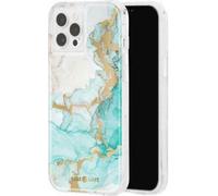 Case-Mate - Tough Groove - Funda para iPhone 12 Pro Max (5G) - Protección contra caídas de 10 pies - 6.7 pulgadas - Mármol Océano