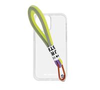 case&me Funda con cordón Urban para iPhone 13 Pro MAX, Correa Multiusos extraíble, Funda a la Moda, Transparente