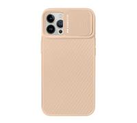case&me Funda con protección Total para cámara, iPhone 12 Pro, Protector de cámara extraíble, Rosa salmón