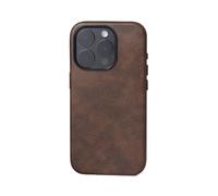 Case Premium PU Leather Cover Retro Design with Wireless Charge, Four Corners Air Cushion Anti-Fall Case for iPhone 17 16 15 14 13 12 Pro MAX (#03,FOR 17)