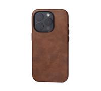 Case Premium PU Leather Cover Retro Design with Wireless Charge, Four Corners Air Cushion Anti-Fall Case for iPhone 17 16 15 14 13 12 Pro MAX (#08,FOR 14)