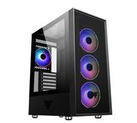 Case Vertibra H210 - Gaming Middle Tower- 4x12cm Argb Fan- 2xUSB3- Side Panel Té