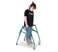 Case Walker para niños con parálisis cerebral, andadores ligeros plegables de 4 ruedas, andadores ligeros, ayuda para caminar para pacientes discapacitados y con movilidad limitada