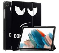 Case2go - Funda Compatible con Samsung Galaxy Tab A9 Plus (2023) 11 pulgadas - Función automática/despertar - Polipiel Caso - Don’t touch me